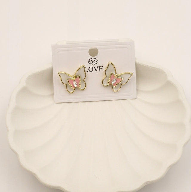 Butterfly Stud Earrings – Cute & Elegant Jewelry for Women