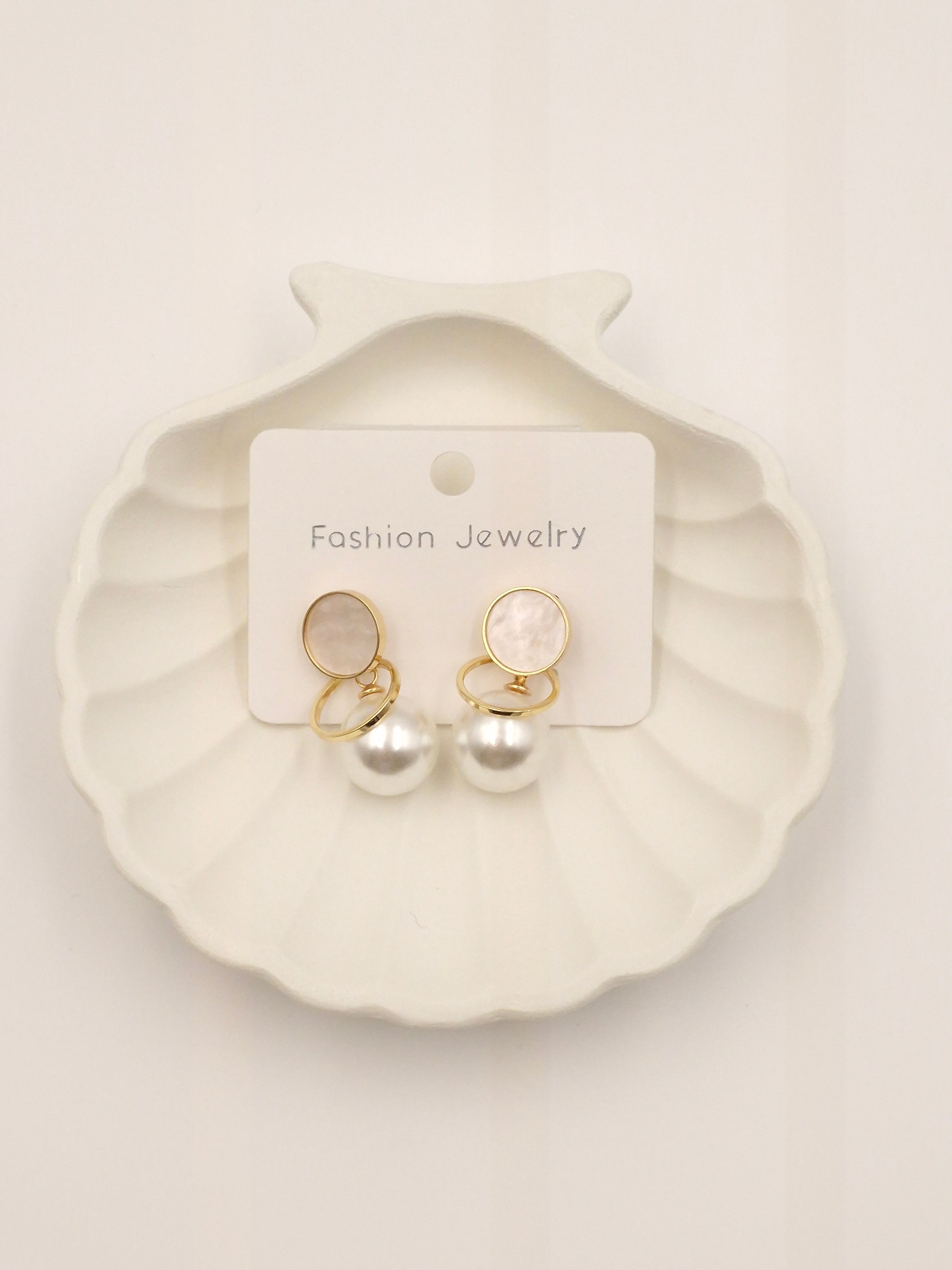 Gold-Plated Pearl Drop Earrings for Women | Stylish Fashion Jewellery