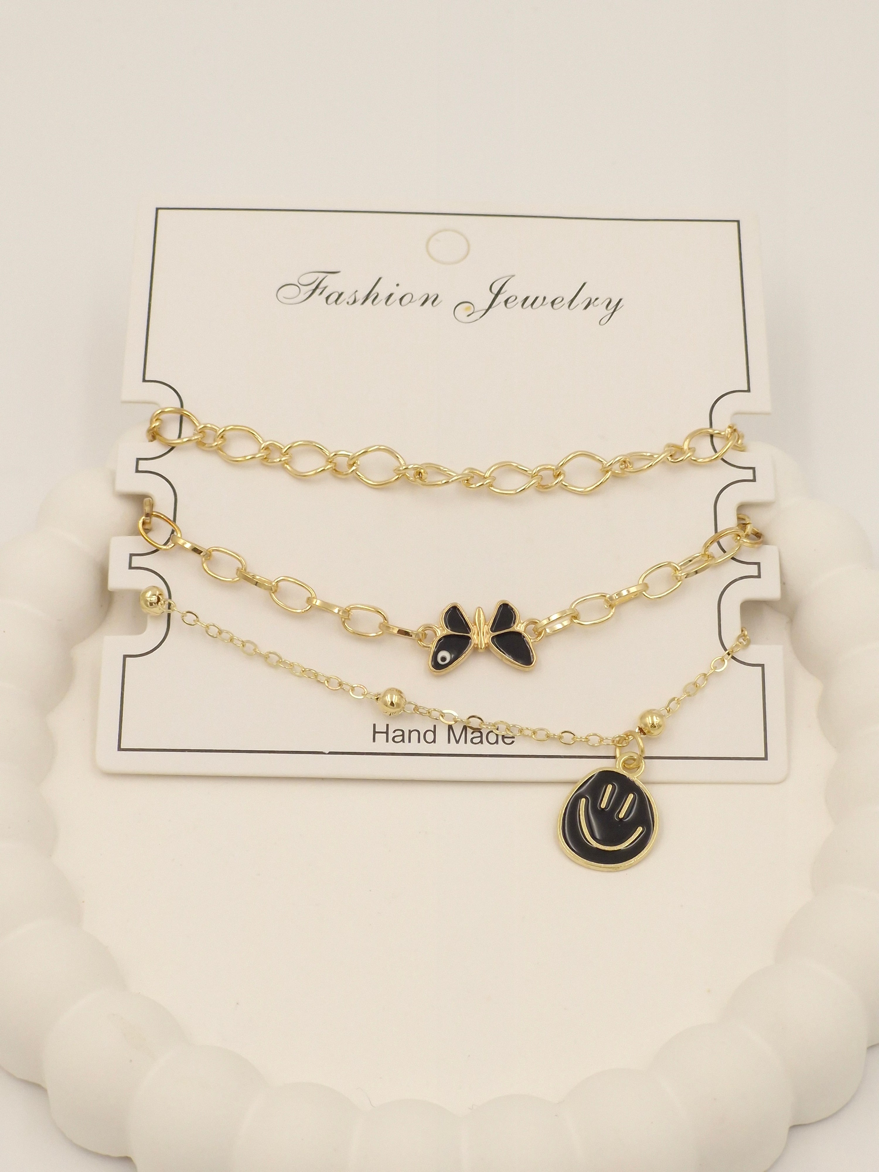 Trendy Gold Charm Bracelet for Women & Girls – Stylish Layered Fashion Jewellery