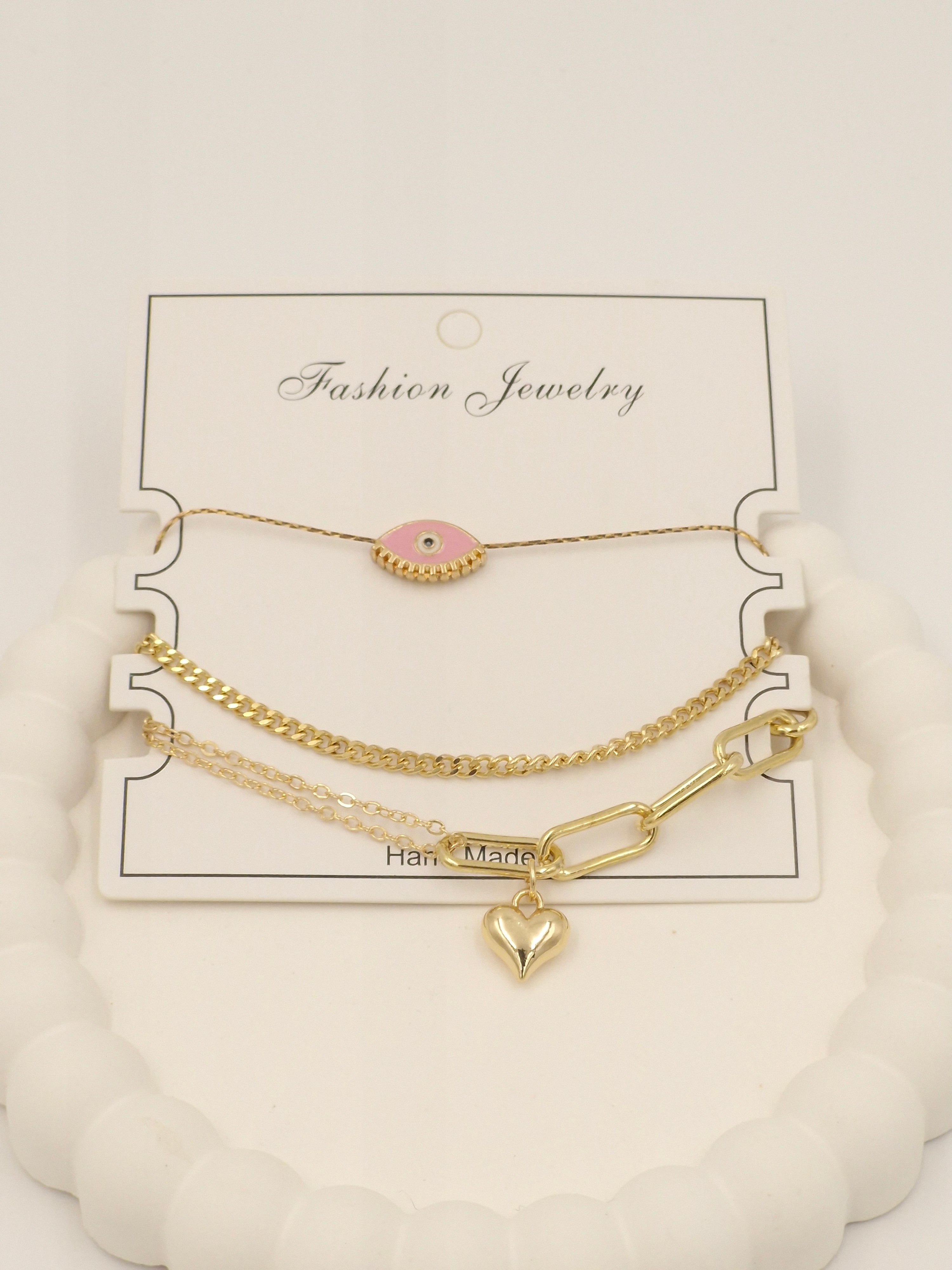Trendy Gold Charm Bracelet for Women & Girls – Stylish Layered Fashion Jewellery