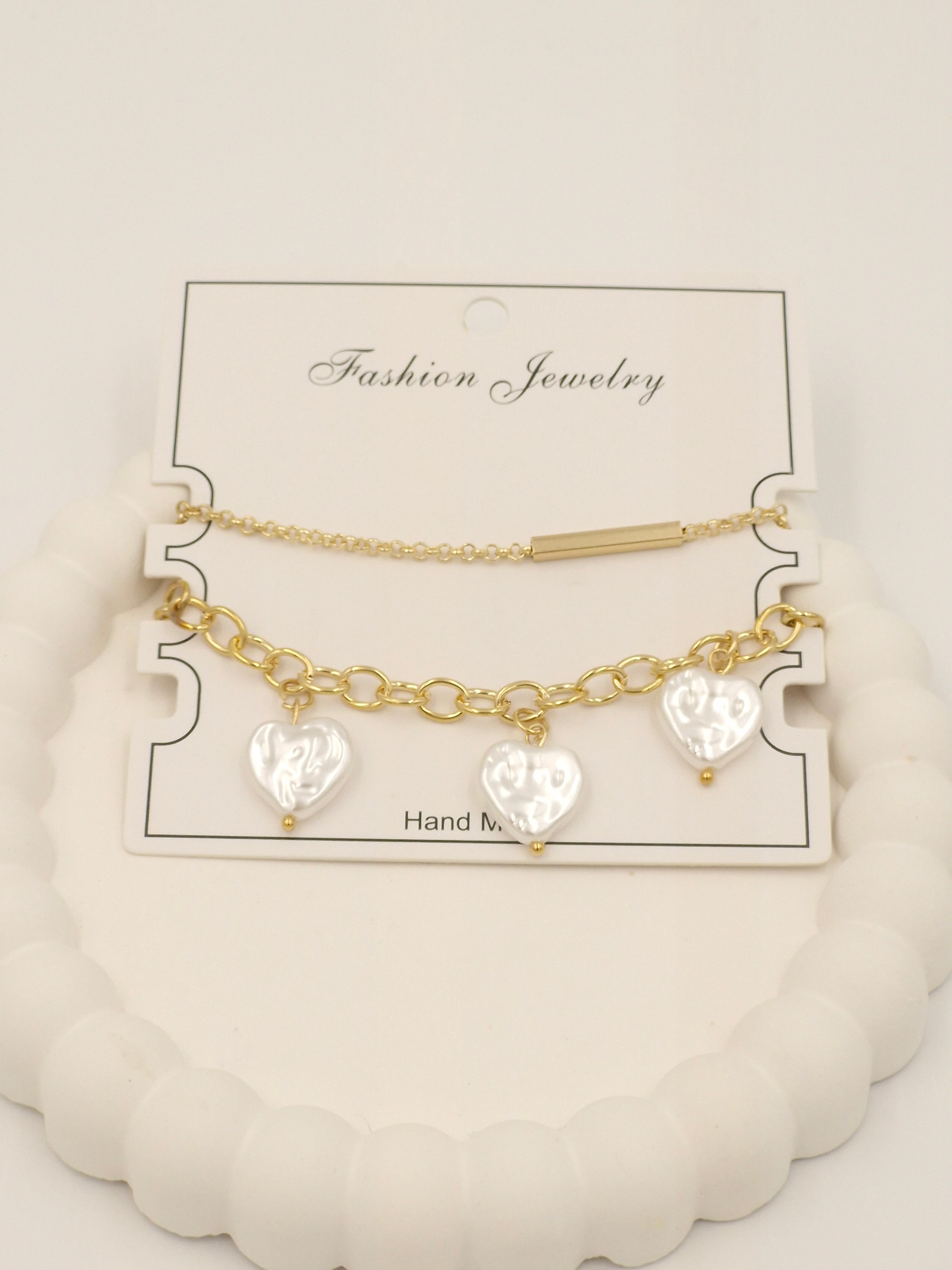 Trendy Gold Charm Bracelet for Women & Girls – Stylish Layered Fashion Jewellery