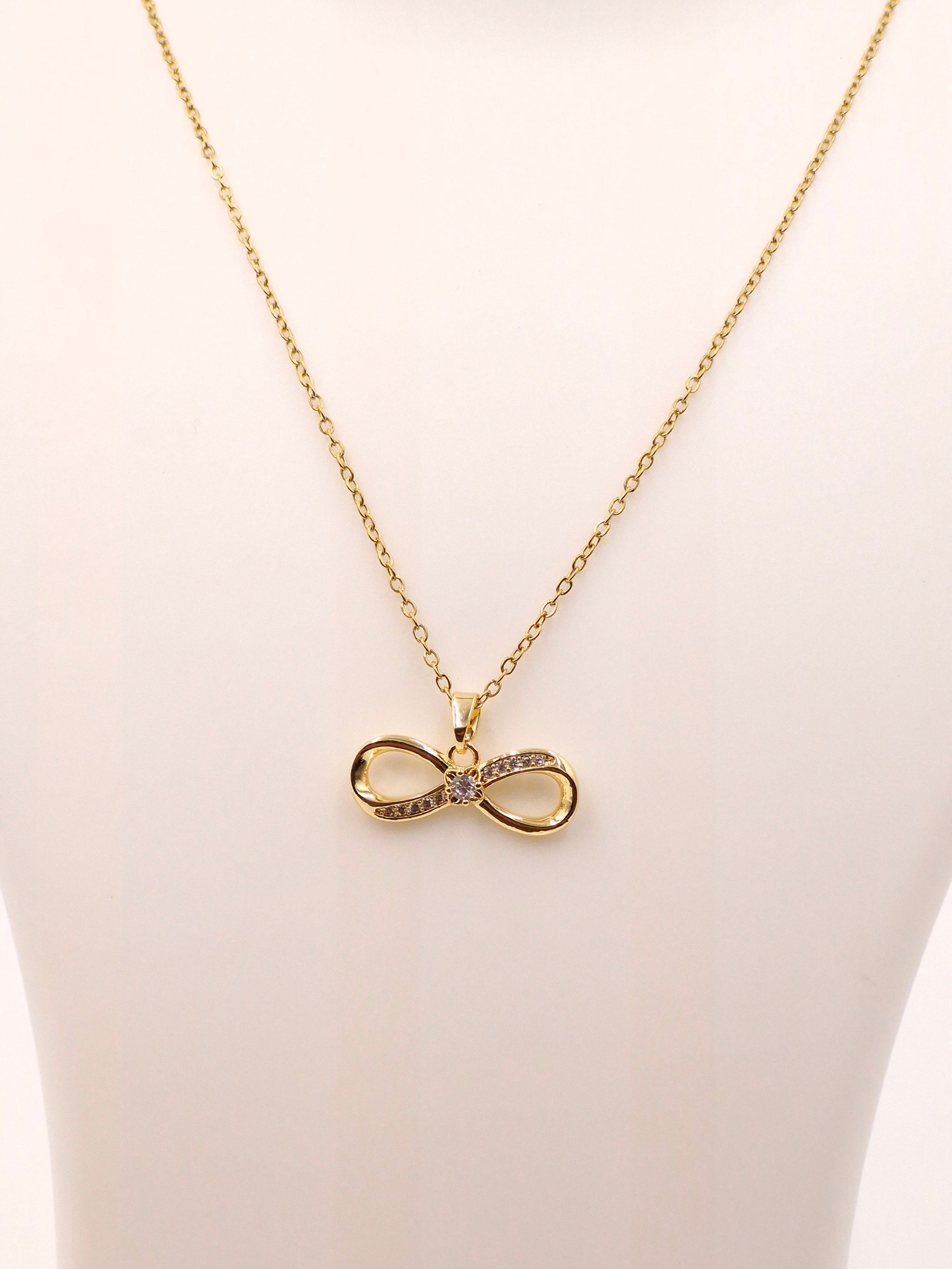 Infinity Love Gold Necklace | Anti-Tarnish Daily Wear