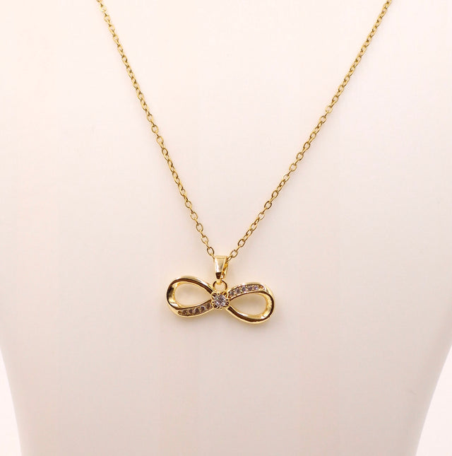 Infinity Love Gold Necklace | Anti-Tarnish Daily Wear