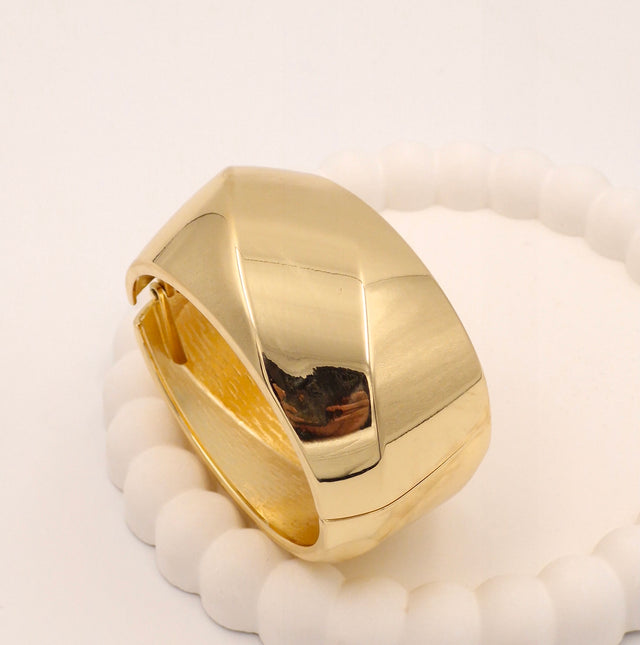 Anti-Tarnish Broad Gold Plated Stainless Steel Openable Kada – Premium Gloss Finish (Copy)