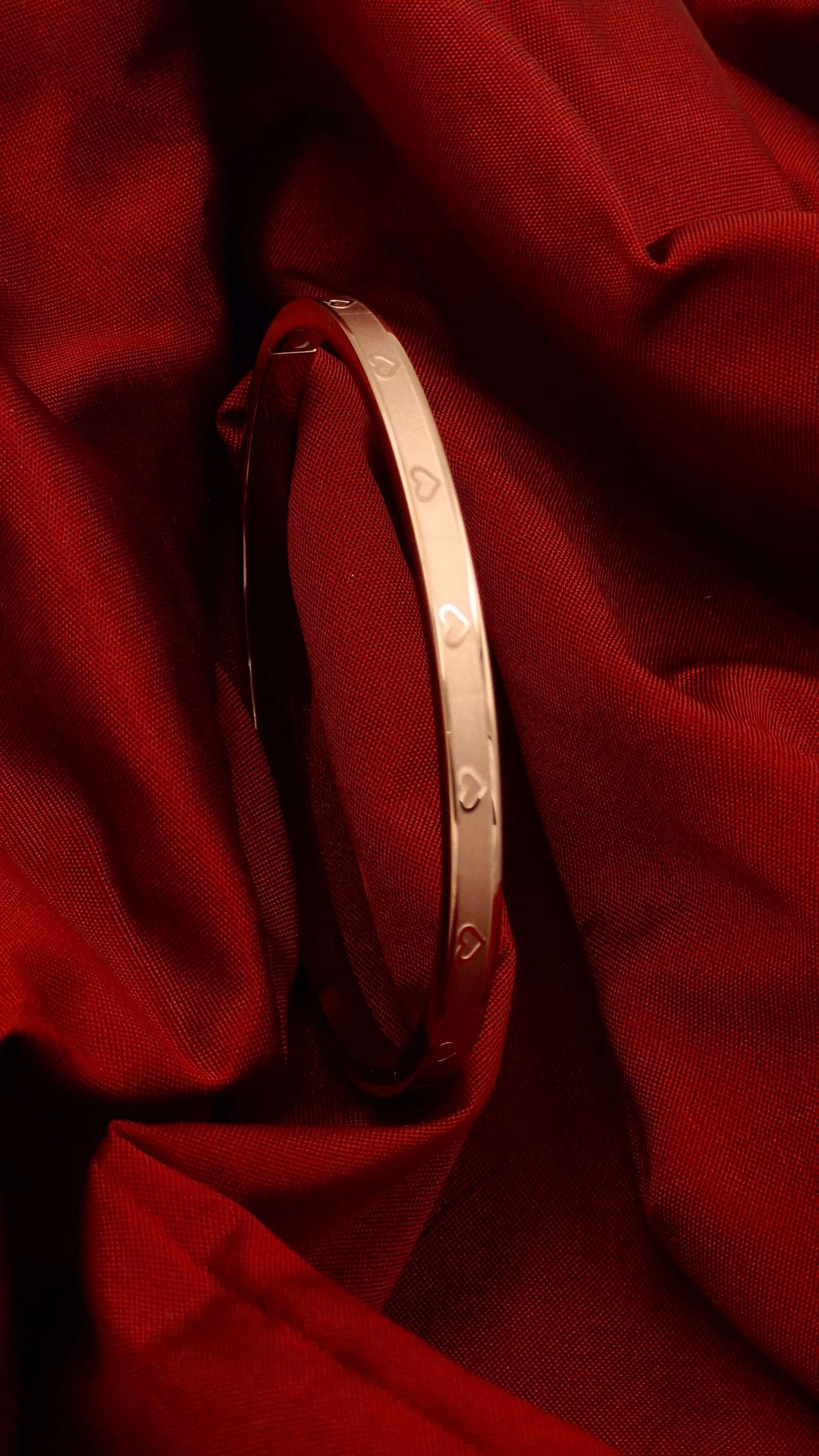 Everlasting Heart Kada – Stainless Steel Anti-Tarnish Bangle (1 Kada)