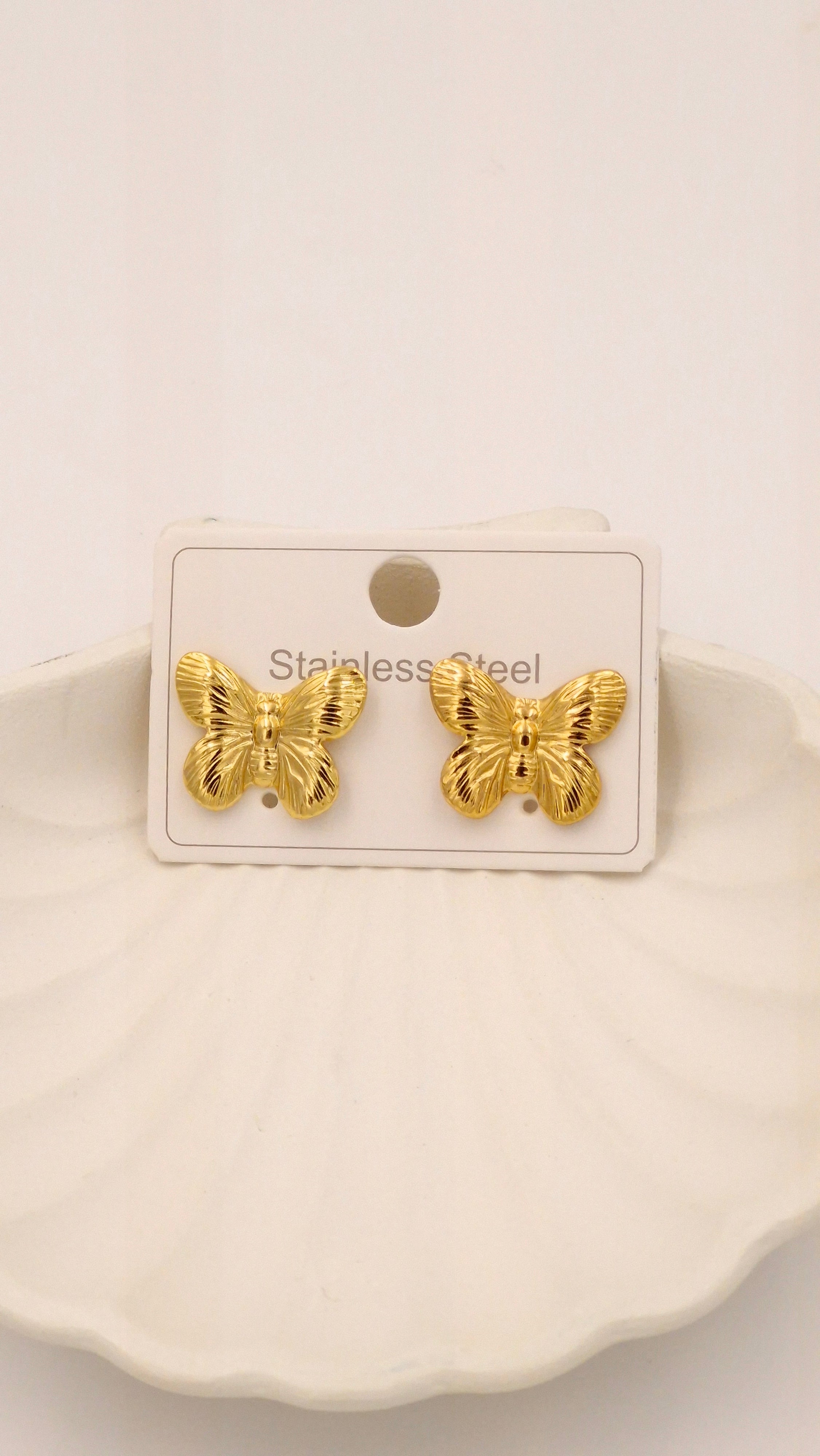 Butterfly Gold Plated Anti-Tarnish Earrings | Festive Jewel in Gandhinagar India