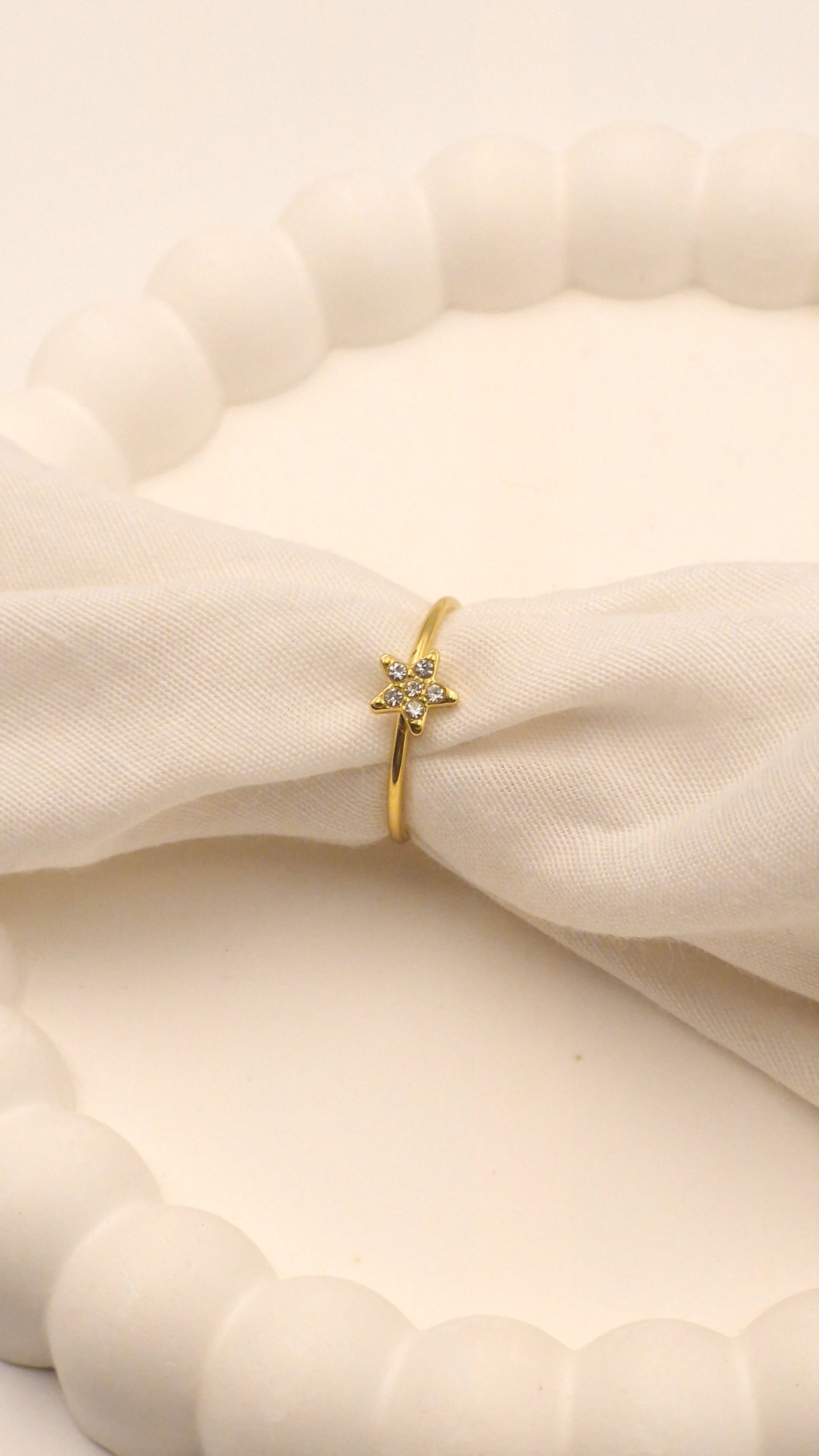 Star Gold Plated Ring for Women Casual in Ahmedabad Gandhinagar