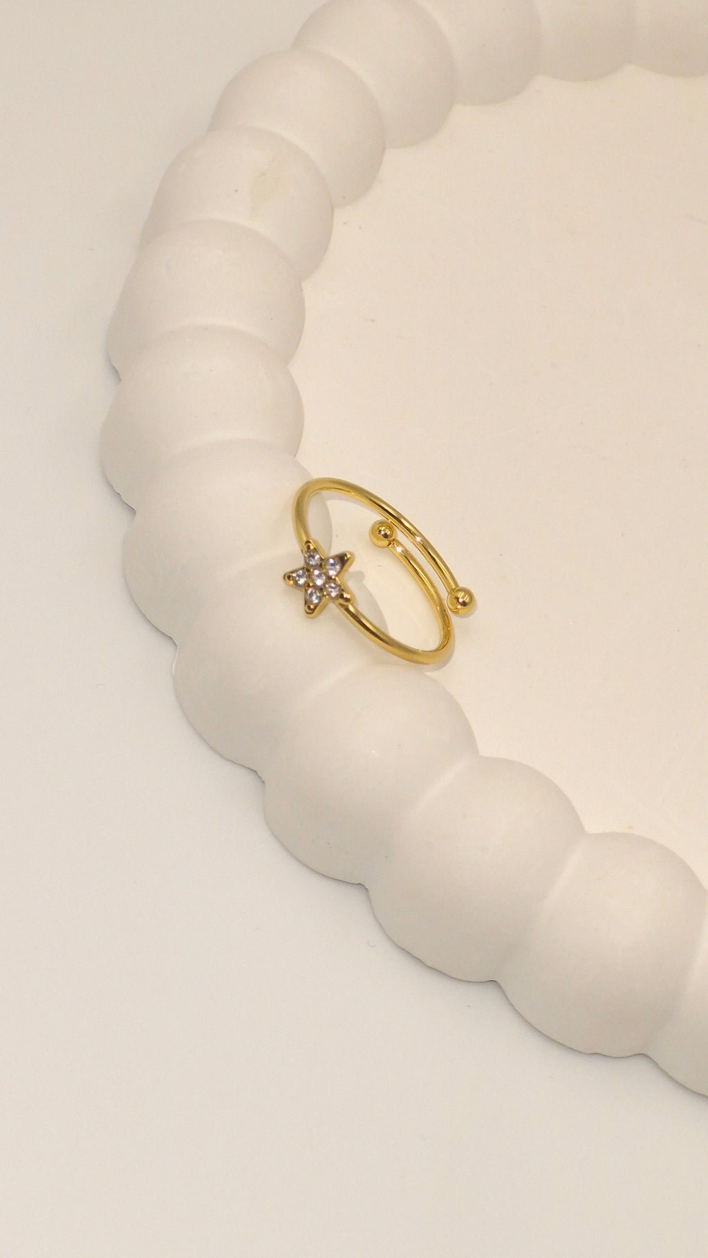 Star Gold Plated Ring for Women Casual in Ahmedabad Gandhinagar