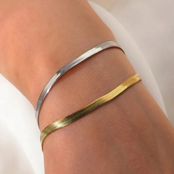 Snake Chain Bracelet for Women | Anti Tarnish Waterproof Jewellery