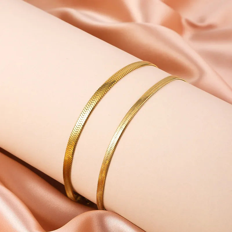 Snake Chain Bracelet for Women | Anti Tarnish Waterproof Jewellery